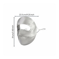 Silk Facekini Lightweight Face Cover Breathable Protection Face Cover for Beach
