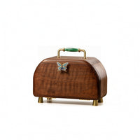 Jewelry Storage Box with Mirror Decorative for Dressing Table, Vanity