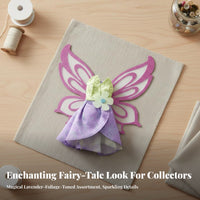 Fairy Doll Dress Magical Doll Dress with Glittery Attachments Fairy Costume for Girls, Kids, Imaginative Play