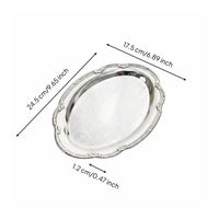 Jewelry Display Tray Embossed Table Decor Multi-Purpose for Wedding