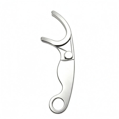 Stainless Steel Floss Pick Reusable Silver Finish