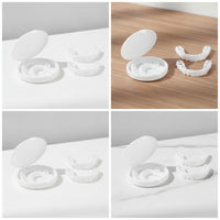 2 Pieces Oral Trays with Storage Case Easy to Clean for Costume Parties