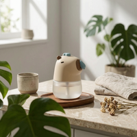 Capybara Soap Dispenser Transparent Reservoir Touchless Foam Soap Dispenser Child Friendly Washroom Accessory