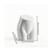 Female Hips Mannequin Glossy Lower Body Mannequin Freestanding Panty Display Form for Retailers, Boutique Owners, Retail Stores, Product Photography