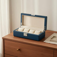 Watch Storage Box Stitched Edges Watch Organizer Box Dust Protection
