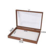 Wooden Jewelry Box Multiple Compartments Compartment Jewelry Box for Dresser