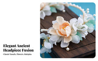 Traditional Chinese Tassel Hair Crown Detachable Tassels Tassel Hair Crown Ancient Design Flower Headpiece Meticulous