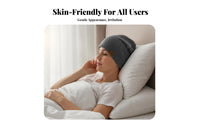 Double Layer Sleep Cap Soft & Comfortable Chemo Headwear Breathable for Post-Surgery Patients, People with Hair Loss, Sleeping, Winter, Home