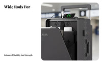 USB Charging Port Front-Accessing Carry-on Suitcase Built-in Cup Holder Hardshell Carry-on with Front Pocket Airline Approved Trolley Case 360° Wheels for Business Travelers, Frequent Flyers, Vacatisingle-Touchrs, Airports, Weekend Break Getaways