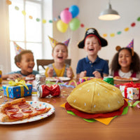 Hamburger Hat Great Party Prop Food Shaped Hat for Holiday