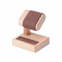 Watch Display Stand Rectangular Base Hardwood Timepiece Stand Tabletop Organizer