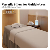 Latex Core U-Shaped Face Pillow Removable and Washable Cover U-Shaped Prone Position Pillow Easy to Clean for Beauticians, Estheticians