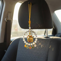 Chinese Fortune Car Ornament Elegant Design Beaded Car Amulet for Women
