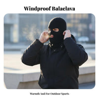 Full Face Thermal Face Covering Multi-Functional Windproof Cycling Head Cover Full Face Ski Face Covering Elastic Fleece