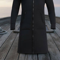 3mm Diving Jacket Cold Protection Hooded Wetsuit Jacket Stretchable Suitable for Water Activities Sports Gear for Women, Swimming
