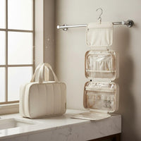 Foldable Hanging Toiletry Bag Water-Resistant Hanging Toiletry Bag Easy to Clean