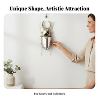 Wall Mirror Meticulous Craftsmanship Stag Beetle Wall Mirror Vintage Sculpture Antique-Design House Decoration