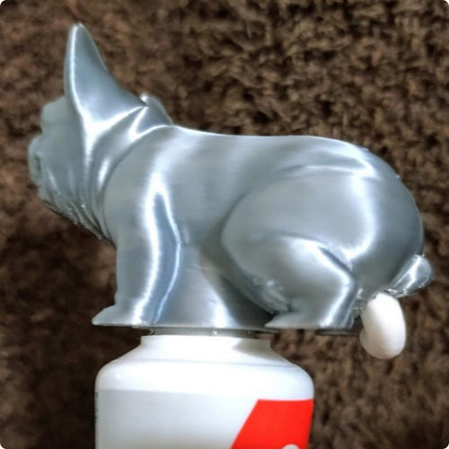 French Canine Toothpaste Cap Novelty Design French Canine Tube Topper