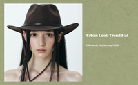 Women’s Suede Cowboy Hat, Vintage design, Adjustable, informal, Travel
