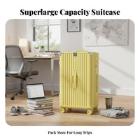 Hard Shell Suitcase Flexible Dividers Trolley Case Wet/Dry Separation