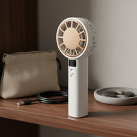 Handheld Cooling Fan Portable Ice Cooling Fan Adjustable Speed Lightweight Design for Outdoor, Camping