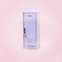 Cosmetic Storage Cabinet Compact Size Mini Metal Locker Decorative for Dorm Room
