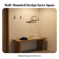 Metal Dome Hat Stand Space-Saving Dome Shaped Hat Rack Multi-Purpose for Closet
