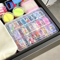 30 Compartment Storage Box Lightweight Bead Organizer Box Secure Closure