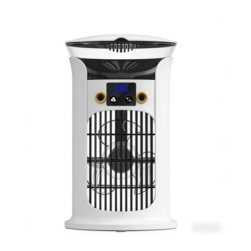 Cools & Humidifies Portable Air Cooler Quiet Operation Desktop Misting Fan Low Noise for Bedroom, Office, Dorm Room