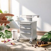Beauty Trolley Wheeled Cabinet with Drawers 3-Drawer for Salons, Treatment Rooms