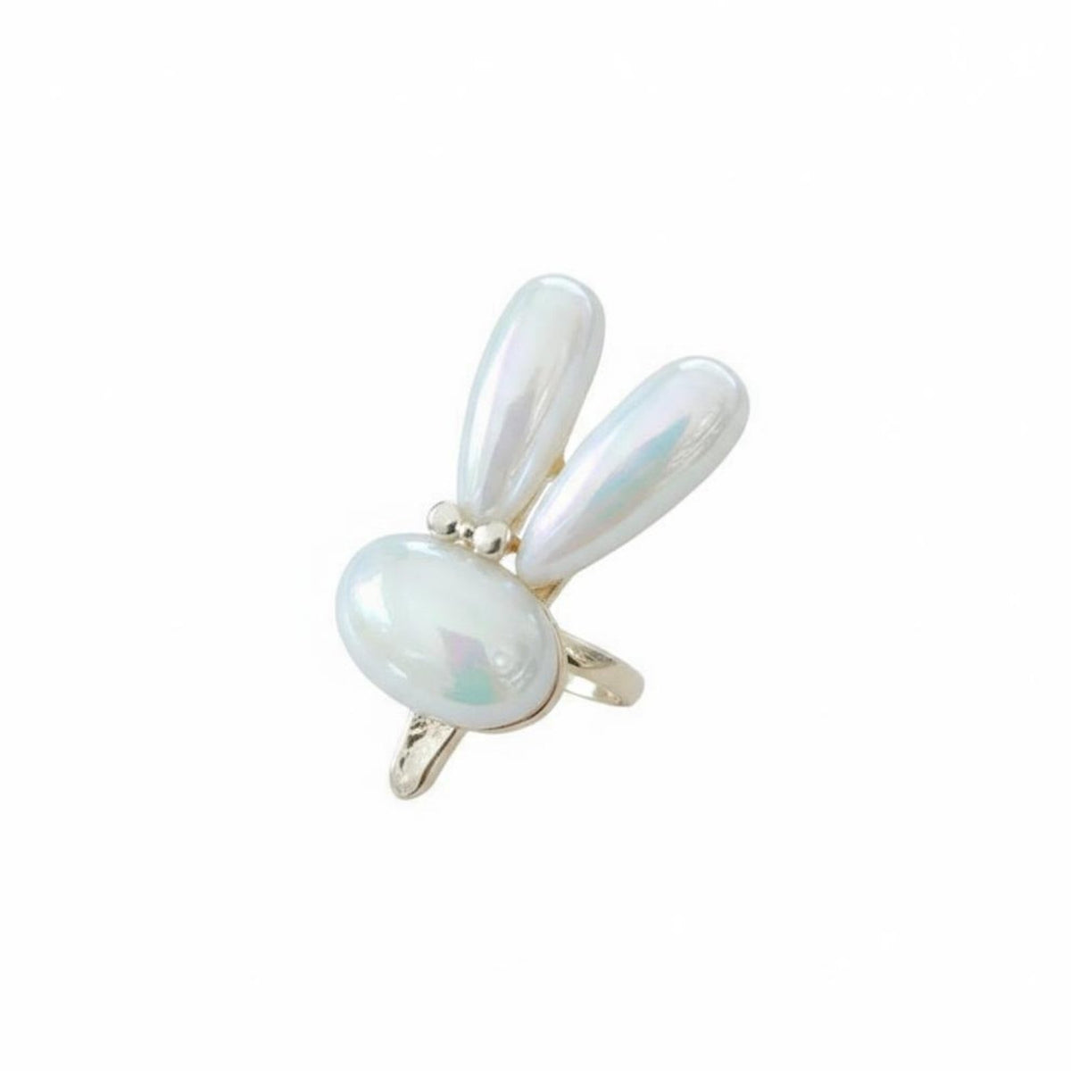 Hare Duckbill Fastener Korean Design Crystal Hare Barrette Crystal St Single Hare Hair Fastener Cute Design Crystal Hair