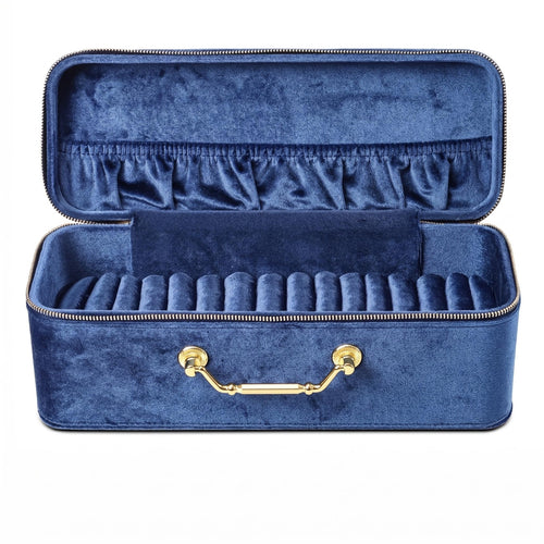 Bracelet Storage Case Zipper Closure Travel Jewelry Case Lined Interior