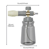 1000 Ml Pressure Washer Foam Dispenser 1 Liter Car Wash Foam Dispenser Adjustable Nozzle for Vehicle Cleaning