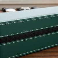 PU Leather Watch Storage Box Portable Design PU Leather Watch Organizer Wristwatch Storage Box Soft Interior Lining Great Gift