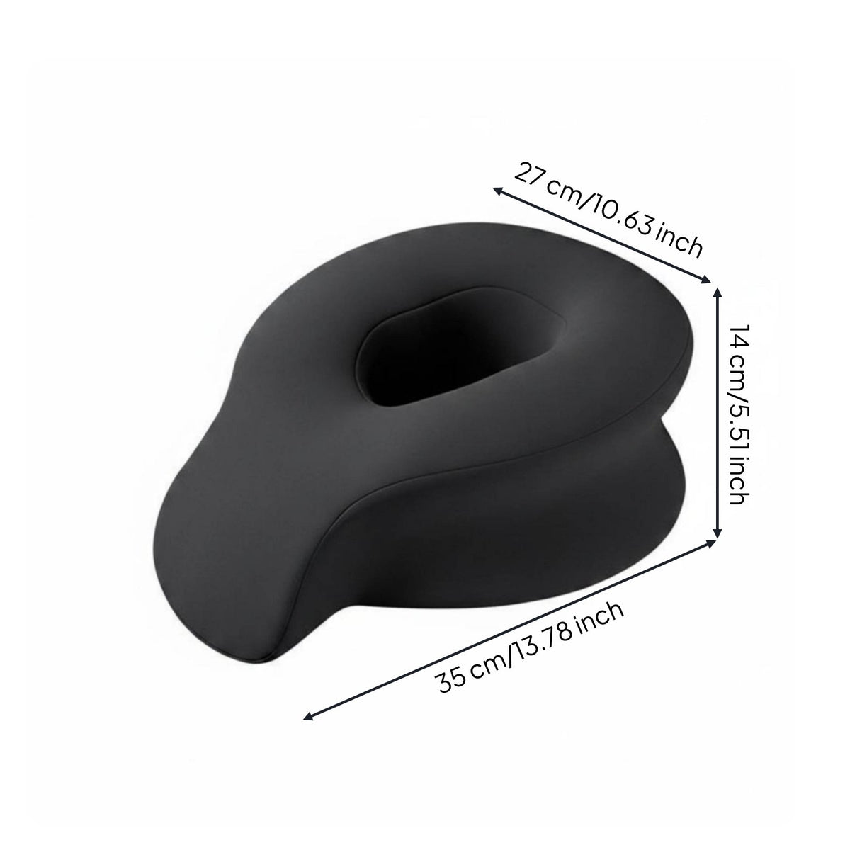 Face Pillow Pressure Relieving Prone Sleeping Pillow Neck Support Bedding Accessory for Office
