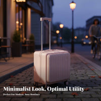 rigid-shell hand-luggage Lightweight Luggage Built-in beverage Holder for passengers