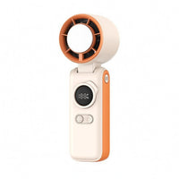 Handheld Folding Fan Compact Digital Handheld Fan Standing Base