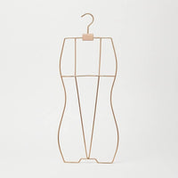 Metal Swimsuit Hanger Vertical Support Body-Shaped Wire Hanger Commercial Use Clothing Display