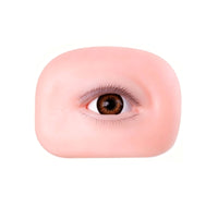 Eye Practice Model Life-Size Silicone Eye Model Eco-Friendly for Makeup Artists