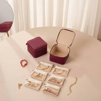 Multicompartment Jewelry Organizer Compact Jewelry Organizer Box Safeguarding