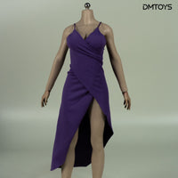 12-Inch Figure Wrap Dress 1/6 Scale Doll Dress Low Cut