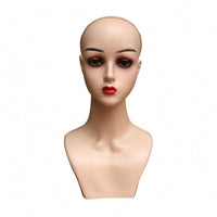 Mannequin Head Display Form Smooth Surface Hairpiece Display Head Easy to Use