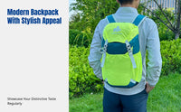 Lightweight Nylon Hiking Backpack, Outdoor Daypack, Unisex Sports Rucksack for Commuting, Students, Multi-Compartment