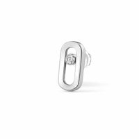 Oval Stud Earrings Simple Jewelry Unique for Office, Teens