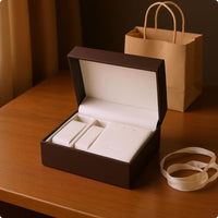 Watch Box Molded Compartments Presentation Case Rigid