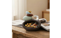 Tabletop Key Bowl Space-Saving Decorative Storage Ornament Clear for Entryway