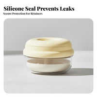 Elastic-Elevate Retainer Case Portable Retainer Soaking Box Aligner Travel Case Easy to Clean Denture Bath Box Versatile