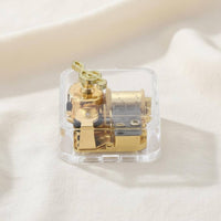 Clear Acrylic Musical Mechanism Visible Gears Musical Item Easy to Use