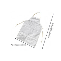Aluminum Foil Apron Silver Heat-Resistant Apron Shiny