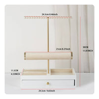 Three-Tier Jewelry Rack Luxury Design Jewelry Storage Display